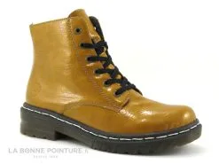 Rieker 76240-68 Miel - Bottine Jaune Femme