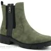 Rieker Z3560-54 Green - Boots Femme Kaki