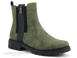 Rieker Z3560-54 Green - Boots Femme Kaki
