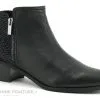 Fugitive RACINE Noir - LPILC45 LN146 - Boots Noires Talon Epais