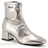Les Tropéziennes M.Belarbi Tropeziennes DANIELA 40067 Argent - Boots Brillantes Femme