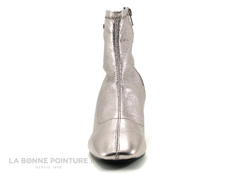 Les Tropéziennes M.Belarbi Tropeziennes DANIELA 40067 Argent - Boots Brillantes Femme 2 Les Tropéziennes M.Belarbi Tropeziennes DANIELA 40067 Argent - Boots Brillantes Femme – Image 2