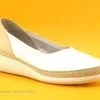 CM Confort 217 48001600 Blanc Beige - Ballerine Compensee