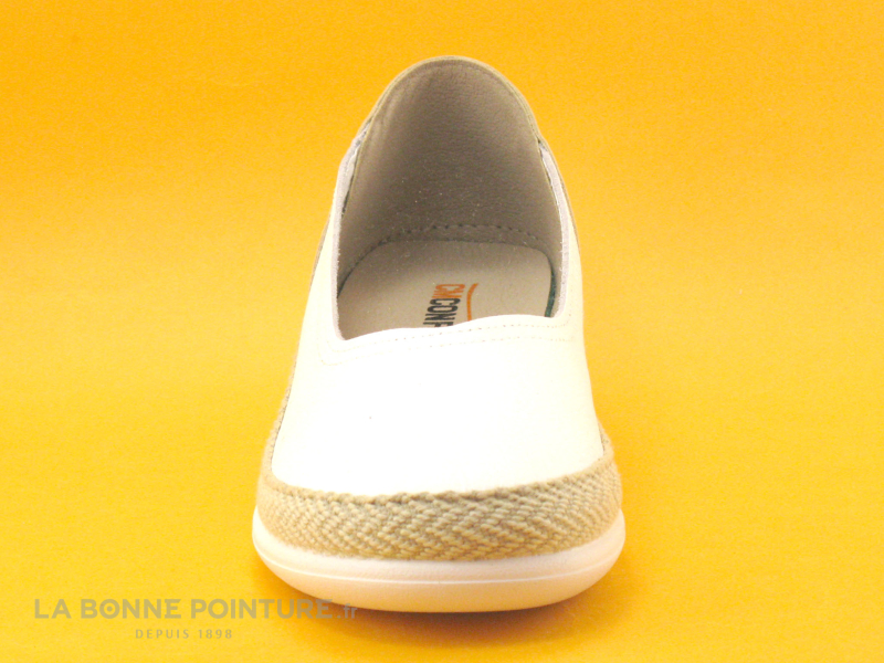 CM Confort 217 48001600 Blanc Beige - Ballerine Compensee 2 CM Confort 217 48001600 Blanc Beige - Ballerine Compensee – Image 2