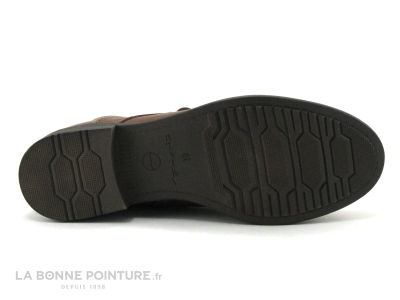 Tamaris 1-25107-29 Cognac - Bottine Femme A Lacet Et Zip - Marron 7 Tamaris 1-25107-29 Cognac - Bottine Femme A Lacet Et Zip - Marron – Image 7