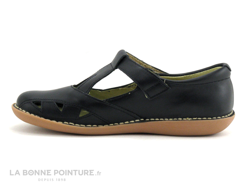 Bran's Brans 1082 Noir - Chaussure Basse - Bride Salome 3 Bran's Brans 1082 Noir - Chaussure Basse - Bride Salome – Image 3