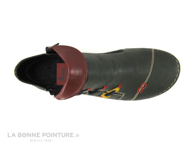 Rieker 72581-54 Forest - Revers Bordeaux - Boots Femme 6 Rieker 72581-54 Forest - Revers Bordeaux - Boots Femme – Image 6