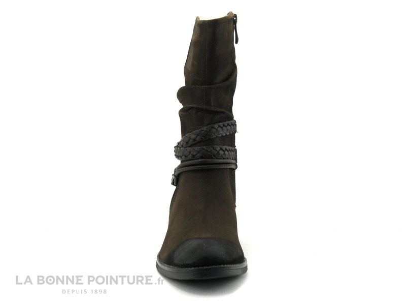 Marco Tozzi 2-25316-29 Cafe Comb - Bottine Femme Marron 2 Marco Tozzi 2-25316-29 Cafe Comb - Bottine Femme Marron – Image 2