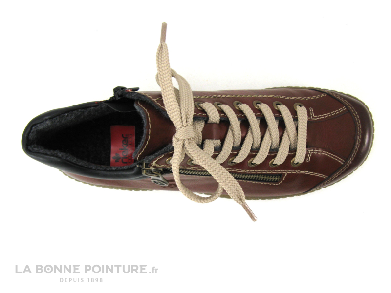 Rieker 53716-27 - Bordeaux Noir - Chaussure Femme Lacet Et Zip 6 Rieker 53716-27 - Bordeaux Noir - Chaussure Femme Lacet Et Zip – Image 6