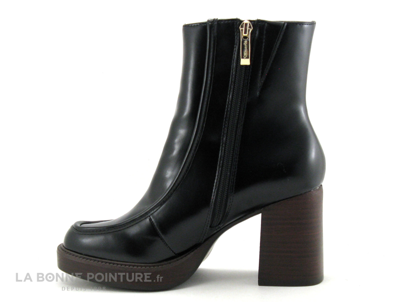 Tamaris 1-25318-29 Black - Bottine Noire - Talon Haut Epais 3 Tamaris 1-25318-29 Black - Bottine Noire - Talon Haut Epais – Image 3