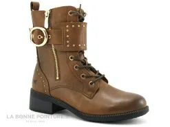 Mustang Shoes Mustang 1402 506 307 Cognac - Bottine A Lacet Femme Marron