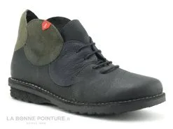 Alce Shoes 7760 - Chaussure Montante Noire - Cercles