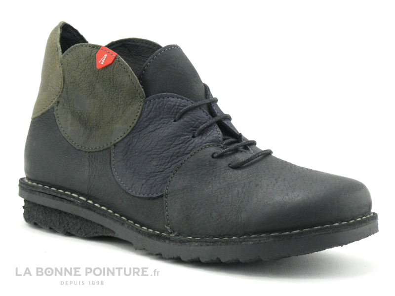 Alce Shoes 7760 - Chaussure Montante Noire - Cercles 1 Alce Shoes 7760 - Chaussure Montante Noire - Cercles