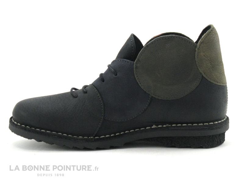 Alce Shoes 7760 - Chaussure Montante Noire - Cercles 3 Alce Shoes 7760 - Chaussure Montante Noire - Cercles – Image 3