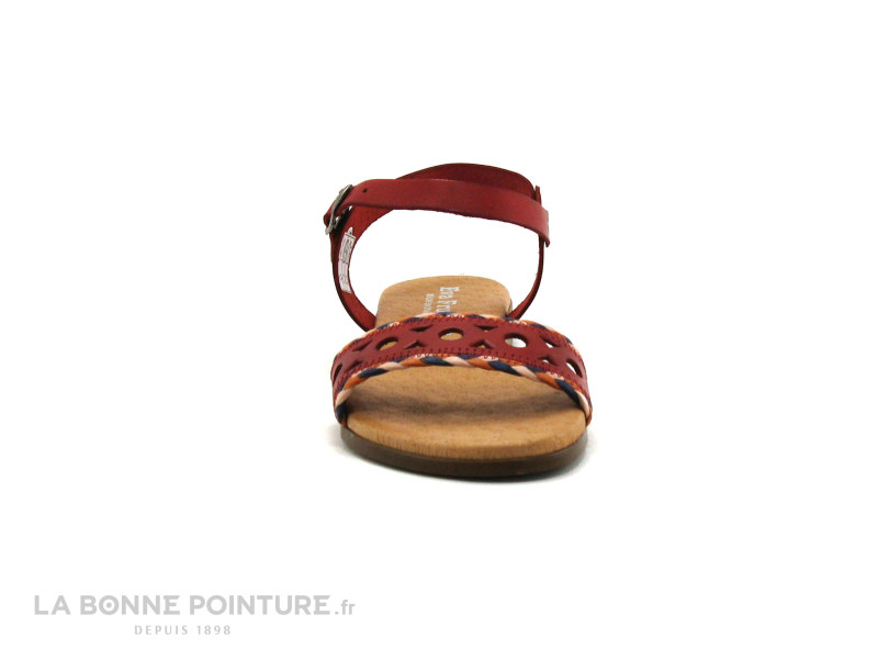 Eva Frutos 9189 Rouge - Sandale Plate Rouge - Femme 2 Eva Frutos 9189 Rouge - Sandale Plate Rouge - Femme – Image 2