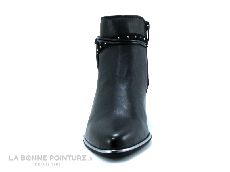 Fugitive BANKS LPIQB46 - Boots Femme Noir Verni Et Argent 2 Fugitive BANKS LPIQB46 - Boots Femme Noir Verni Et Argent – Image 2