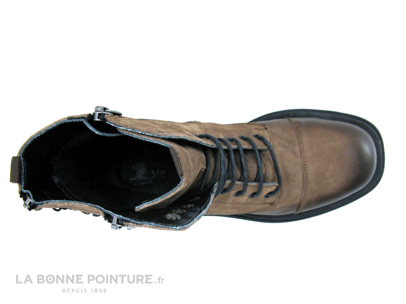 Venus 2153905K Vizon Mink - Bottine Marron Bout Carre - Chainette 6 Venus 2153905K Vizon Mink - Bottine Marron Bout Carre - Chainette – Image 6