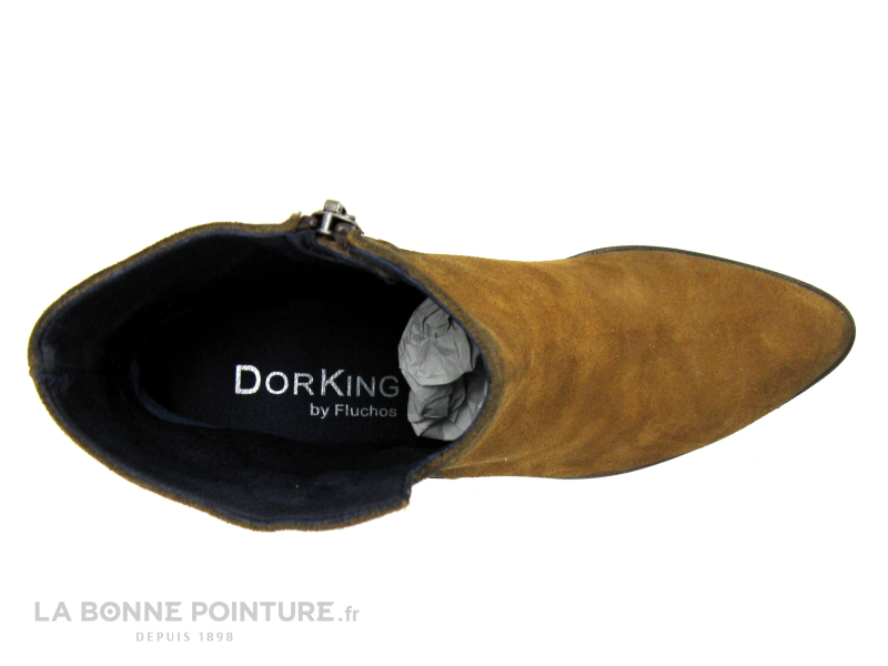 Dorking THAIS D8896 Calf Crusca - 2 Zips - Boots Marron Talon Haut 6 Dorking THAIS D8896 Calf Crusca - 2 Zips - Boots Marron Talon Haut – Image 6