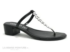 CERUTTI® Cerutti 19262 Noir Entre-doigts Talon Carre