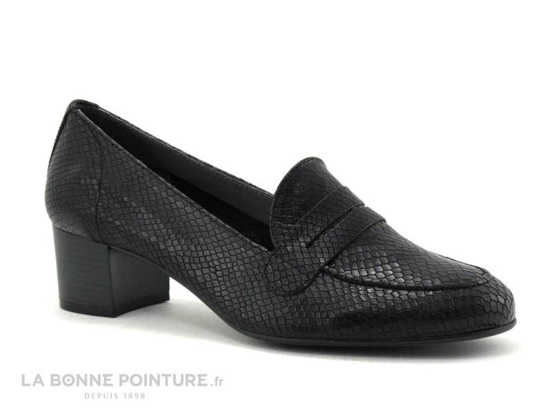 Folie's Folies MAHO Noir Lezard - Escarpin Petit Talon 1 Folie's Folies MAHO Noir Lezard - Escarpin Petit Talon