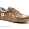 Bran's Brans 1086 - Marron - Broderies - Chaussure Basse