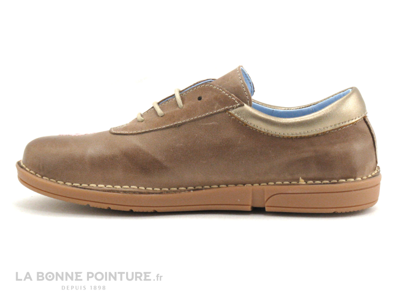 Bran's Brans 1086 - Marron - Broderies - Chaussure Basse 3 Bran's Brans 1086 - Marron - Broderies - Chaussure Basse – Image 3