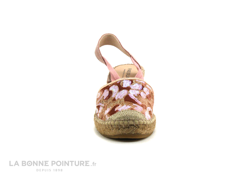 Fabiolas 307180 Rose - Sequins - Espadrille Compensee 2 Fabiolas 307180 Rose - Sequins - Espadrille Compensee – Image 2