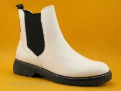 Marco Tozzi 2-25404-27- Bottine Blanche - Elastique Noir -Magasin De Chaussures cd24607c73b9e66c561f35ea11d5d5ef img 4462.jpg 165250