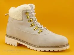 Moran's Morans EMOIS Gris Clair Avec Fourrure - Boots Montagne Femme