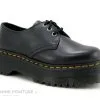 Dr. Martens Dr Martens 1461 QUAD Black Polished Smooth - 25567001 - Derbi Plateforme