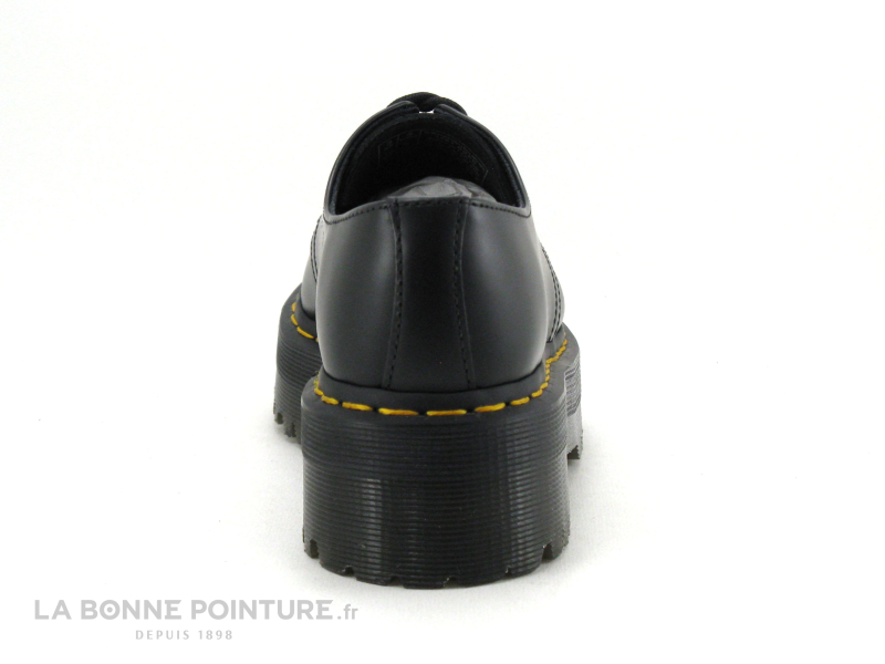 Dr. Martens Dr Martens 1461 QUAD Black Polished Smooth - 25567001 - Derbi Plateforme 4 Dr. Martens Dr Martens 1461 QUAD Black Polished Smooth - 25567001 - Derbi Plateforme – Image 4