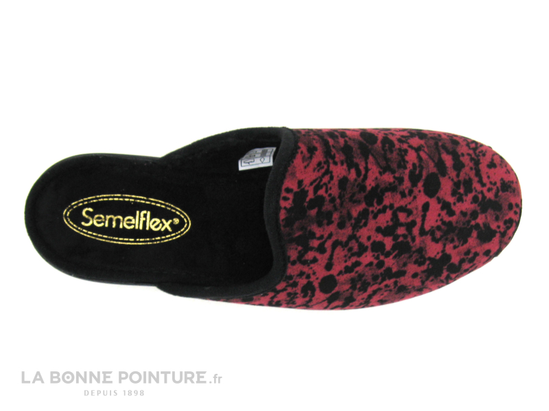 Semelflex LAPONY Bordeaux - Pantoufle Mule Femme 4 Semelflex LAPONY Bordeaux - Pantoufle Mule Femme – Image 4