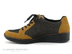 Rieker 53716-22 - Gris Jaune Bronze - Chaussure Basse Compensee -Magasin De Chaussures cd24607c73b9e66c561f35ea11d5d5ef img 4557.jpg 165353