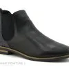 Moran's Morans VISCOSE Noir - Boots Chelsea Femme Arriere Python