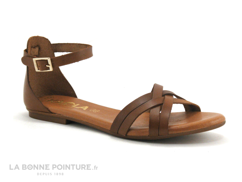 Kaola 580 Cuero - Brides Croisees - Nu-pieds Plat Femme 1 Kaola 580 Cuero - Brides Croisees - Nu-pieds Plat Femme