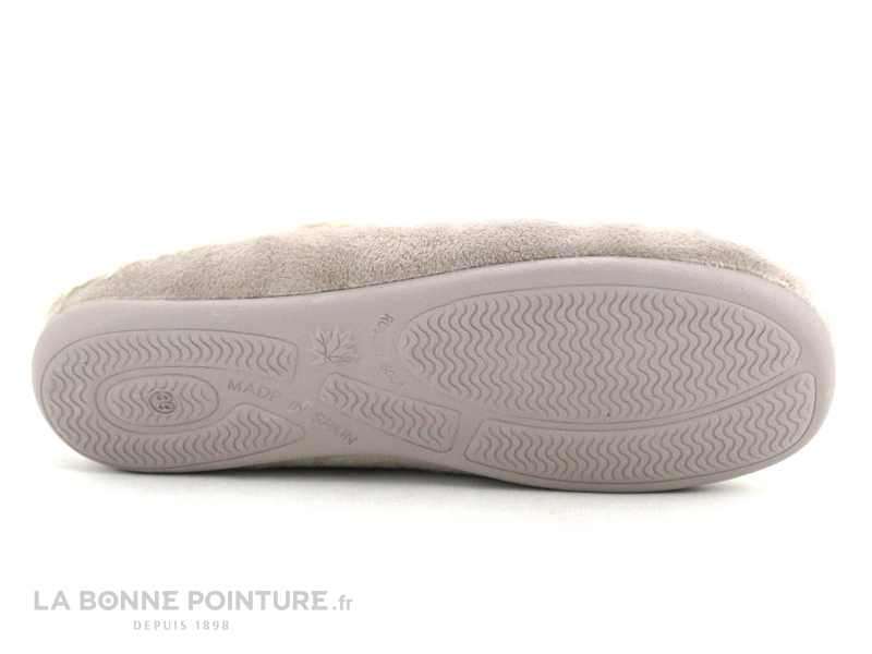 Ouf ! Ouf BROKI Gris Clair - Chouette - Pantoufle Mule Femme 4 Ouf ! Ouf BROKI Gris Clair - Chouette - Pantoufle Mule Femme – Image 4