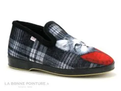 Ouf ! Ouf SANGUINE Noir - Ecossais - Chat Gilet Rouge - Charentaise Femme 9 Ouf ! Ouf SANGUINE Noir - Ecossais - Chat Gilet Rouge - Charentaise Femme -Magasin De Chaussures cd24607c73b9e66c561f35ea11d5d5ef img 4730.jpg 177364