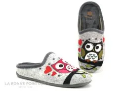 CM Confort 66700437 Gris - Hibou Rose - Hibou Marron - Pantoufle Mule -Magasin De Chaussures cd24607c73b9e66c561f35ea11d5d5ef img 4734.jpg 177372
