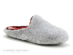 Ouf ! Ouf TALIFE Gris - Pantoufle Mule Femme En Peluche - Lisere Ecossais 9 Ouf ! Ouf TALIFE Gris - Pantoufle Mule Femme En Peluche - Lisere Ecossais -Magasin De Chaussures cd24607c73b9e66c561f35ea11d5d5ef img 4750.jpg 177425