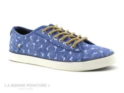 Wrangler STARRY 100 Blue - Palmiers - Basket Toile
