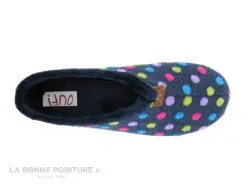 Ouf ! Ouf NADIS Marine - Pois Multicolores - Chausson Femme -Magasin De Chaussures cd24607c73b9e66c561f35ea11d5d5ef img 4787.jpg 177434