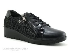 Inéa Inea LAGUNE - Noir - Leopard Noir - Chaussure Basse Femme