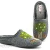 Ouf ! Ouf AGOSTINE 30547 Anthracite - Arbre - Pantoufle Mule Femme