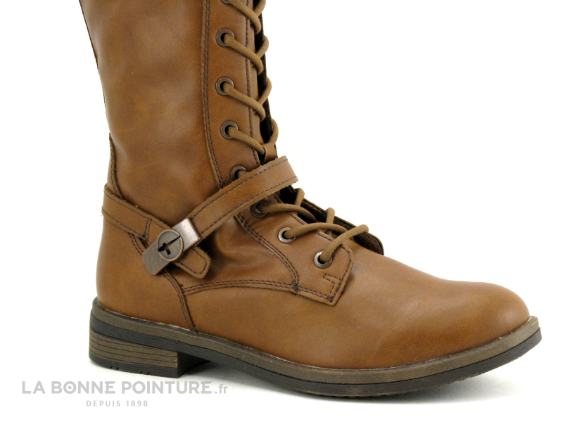 Tamaris 1-25532-29 Cognac - Botte A Lacet Femme Marron 6 Tamaris 1-25532-29 Cognac - Botte A Lacet Femme Marron – Image 6