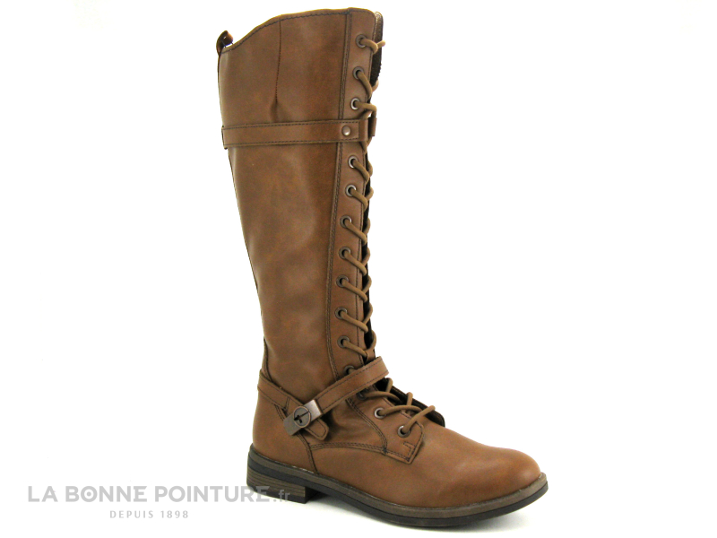 Tamaris 1-25532-29 Cognac - Botte A Lacet Femme Marron 5 Tamaris 1-25532-29 Cognac - Botte A Lacet Femme Marron – Image 5