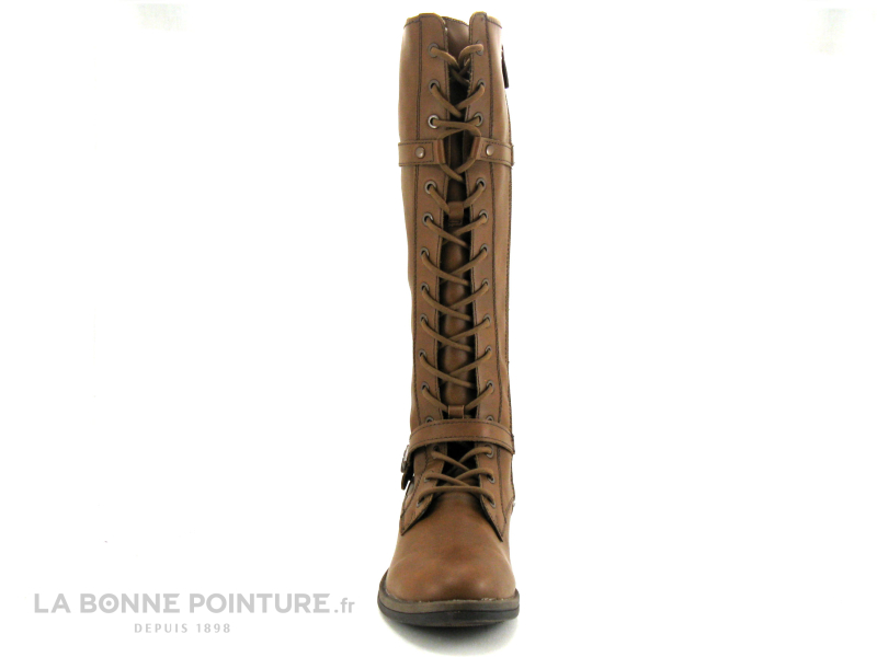 Tamaris 1-25532-29 Cognac - Botte A Lacet Femme Marron 2 Tamaris 1-25532-29 Cognac - Botte A Lacet Femme Marron – Image 2