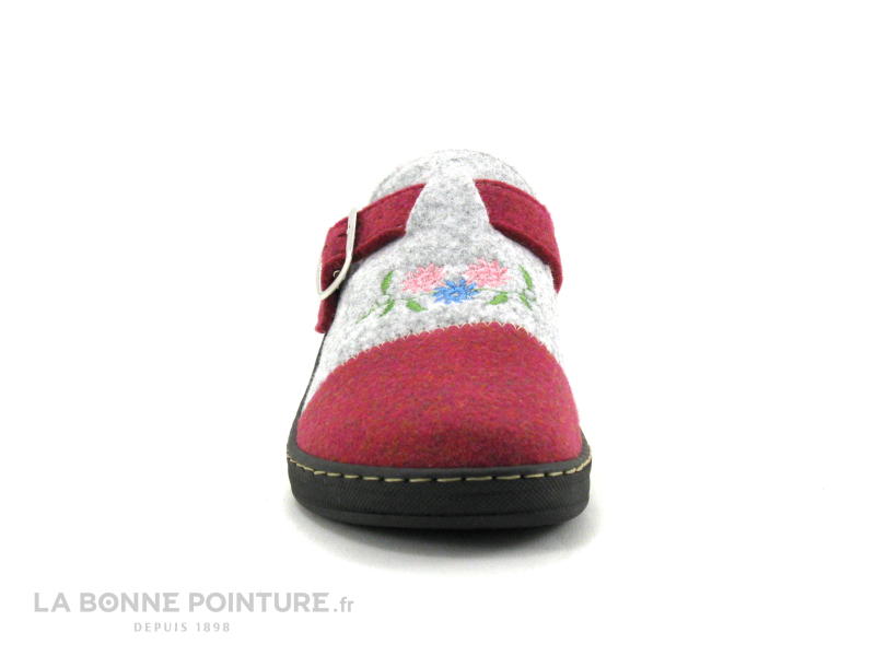 Patrizia Azzi Recycle - PATOI - Gris - Bordeaux - Pantoufle Mule Femme 2 Patrizia Azzi Recycle - PATOI - Gris - Bordeaux - Pantoufle Mule Femme – Image 2