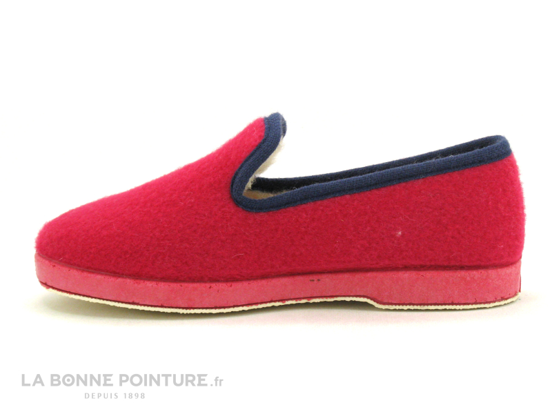 Soca 2520 - Rose Fuchsia - Charentaise Femme Interieur Laine 2 Soca 2520 - Rose Fuchsia - Charentaise Femme Interieur Laine – Image 2