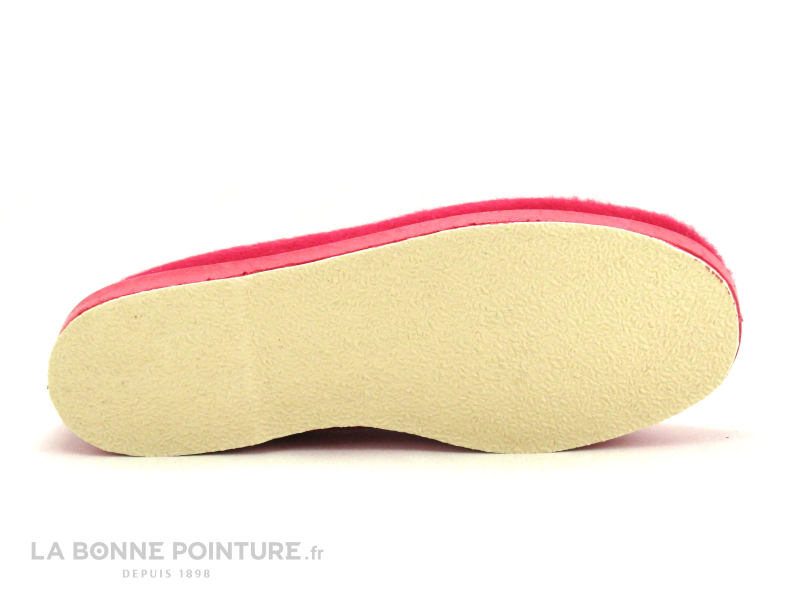 Soca 2520 - Rose Fuchsia - Charentaise Femme Interieur Laine 4 Soca 2520 - Rose Fuchsia - Charentaise Femme Interieur Laine – Image 4