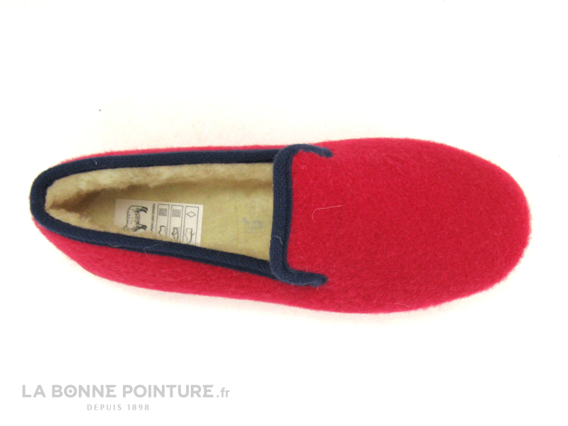 Soca 2520 - Rose Fuchsia - Charentaise Femme Interieur Laine 3 Soca 2520 - Rose Fuchsia - Charentaise Femme Interieur Laine – Image 3